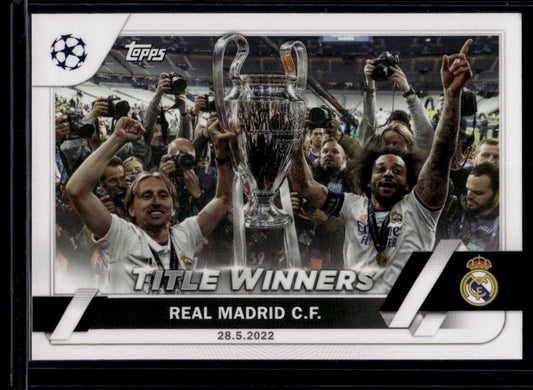 2022-23 Topps UEFA Club Competitions #125 Title Winners