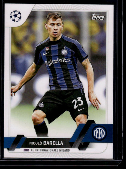 2022-23 Topps UEFA Club Competitions #23 Nicolò Barella