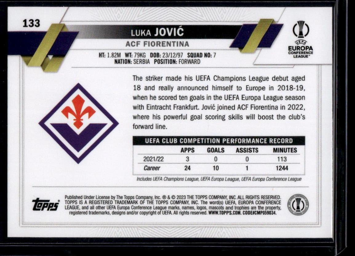 2022-23 Topps UEFA Club Competitions #133 Luka Jović