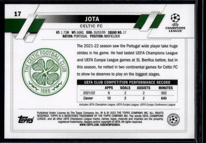 2022-23 Topps UEFA Club Competitions #17 Jota