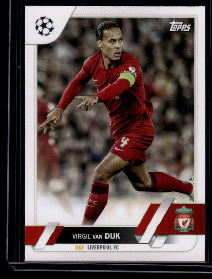 2022-23 Topps UEFA Club Competitions #130 Virgil van Dijk