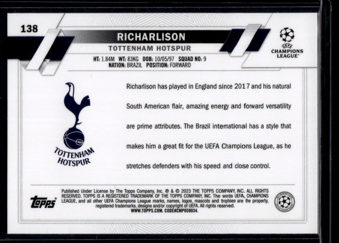 2022-23 Topps UEFA Club Competitions #138 Richarlison