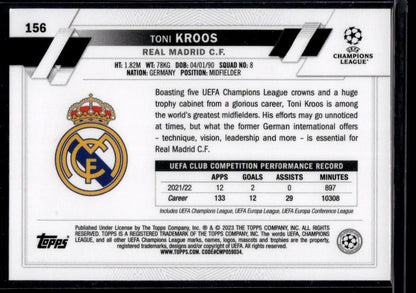 2022-23 Topps UEFA Club Competitions #156 Toni Kroos