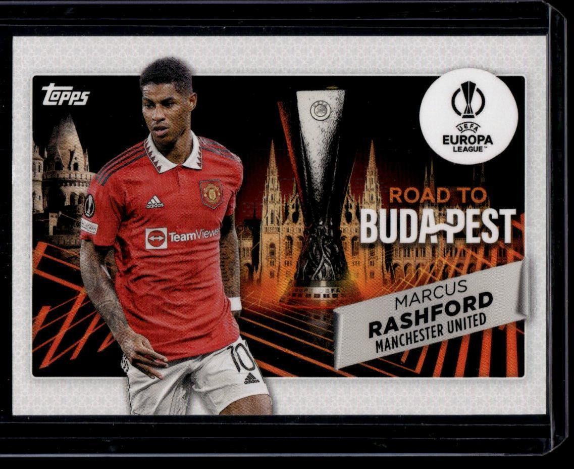 2022-23 Topps UEFA Club Competitions #RF-7 Marcus Rashford Road to the Final