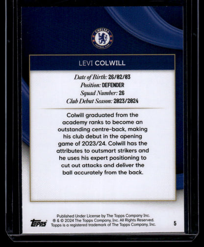 2023-24 Topps Chelsea Team Set #5 Levi Colwill