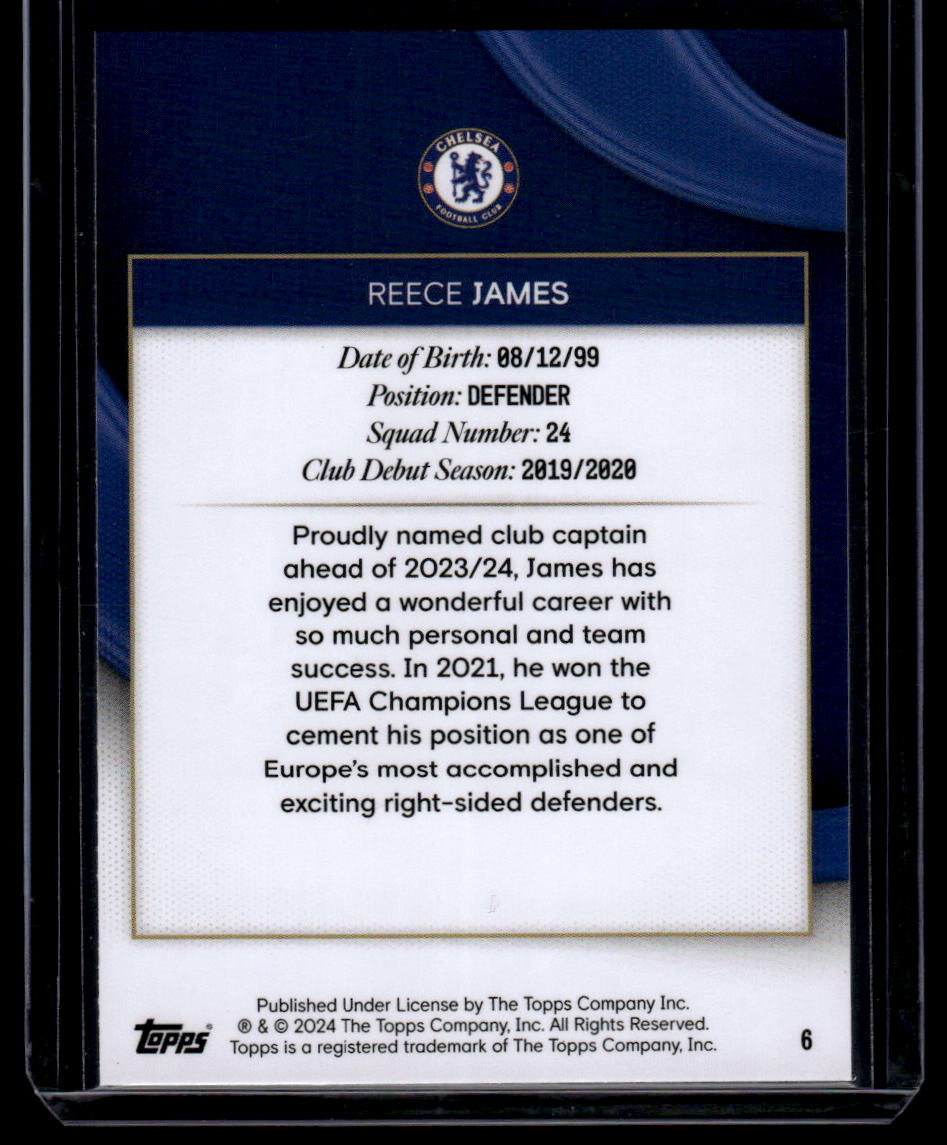 2023-24 Topps Chelsea Team Set #6 Reece James