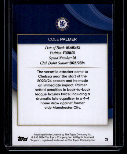 2023-24 Topps Chelsea Team Set #22 Cole Palmer