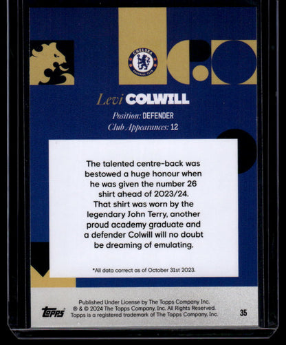 2023-24 Topps Chelsea Team Set #35 Levi Colwill