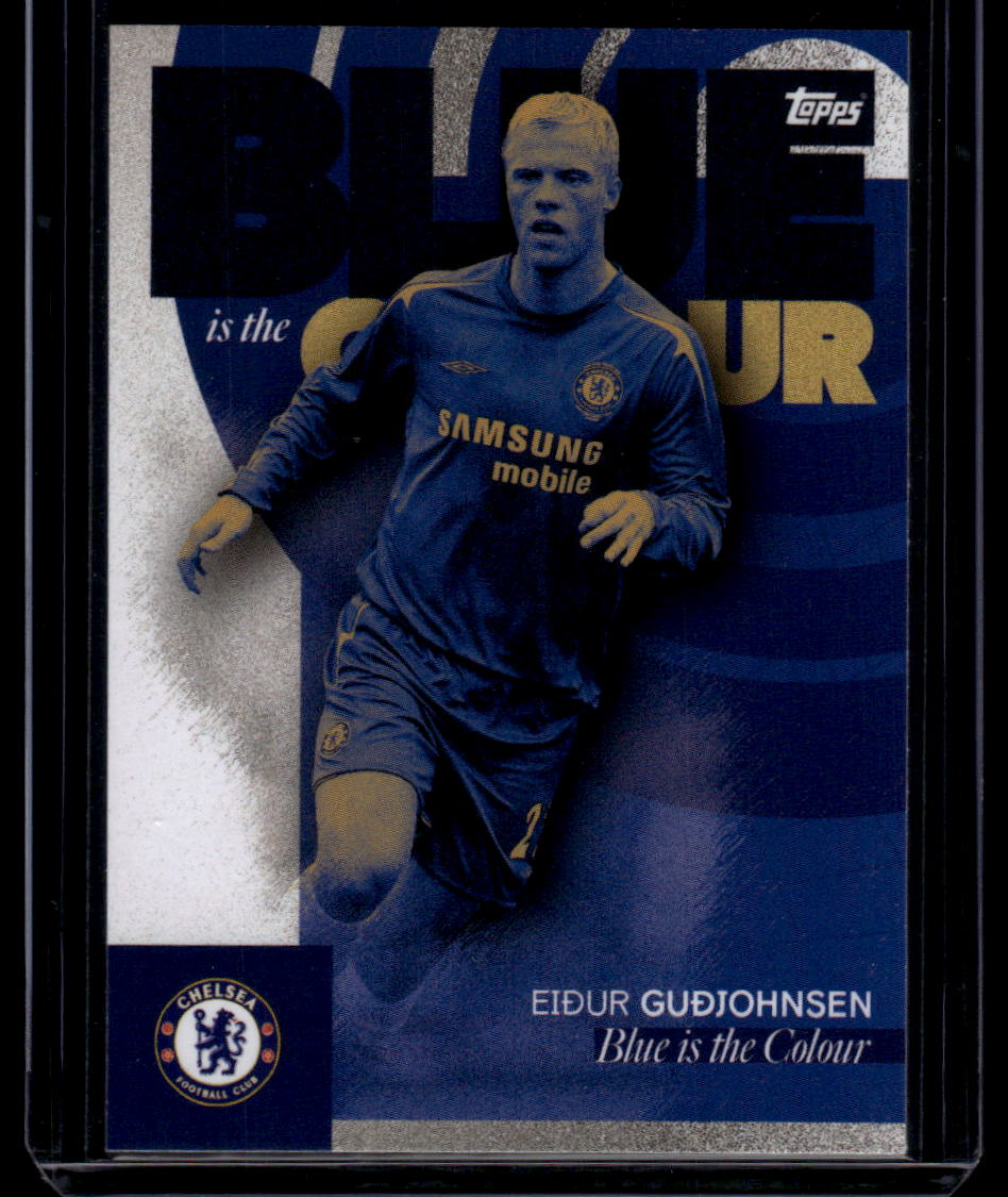 2023-24 Topps Chelsea Team Set #36 Eiður Guðjohnsen