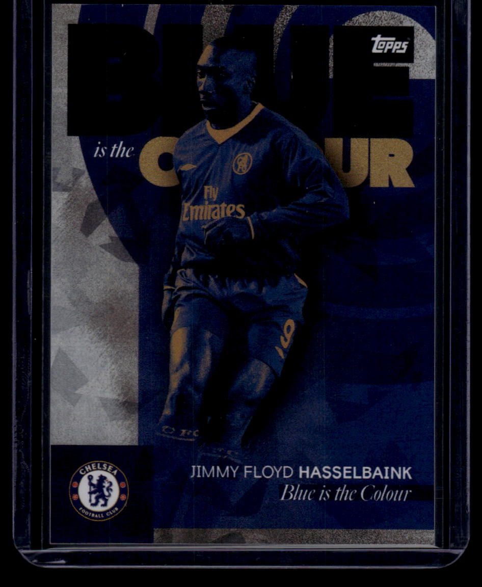 2023-24 Topps Chelsea Team Set #43 Jimmy Floyd Hasselbaink Icy Foil