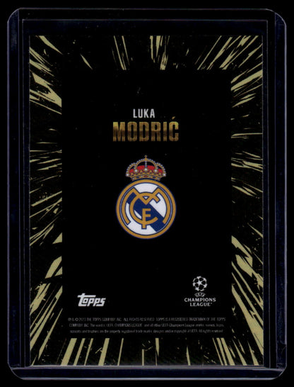 2023-24 Topps Gold UEFA Club Competitions #NNO Luka Modric Gold