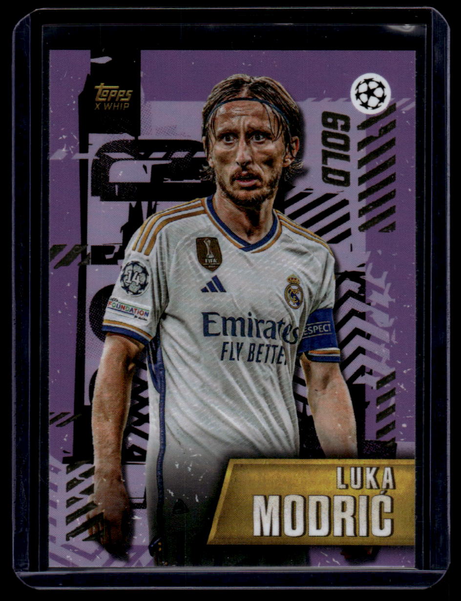 2023-24 Topps Gold UEFA Club Competitions #NNO Luka Modric Gold