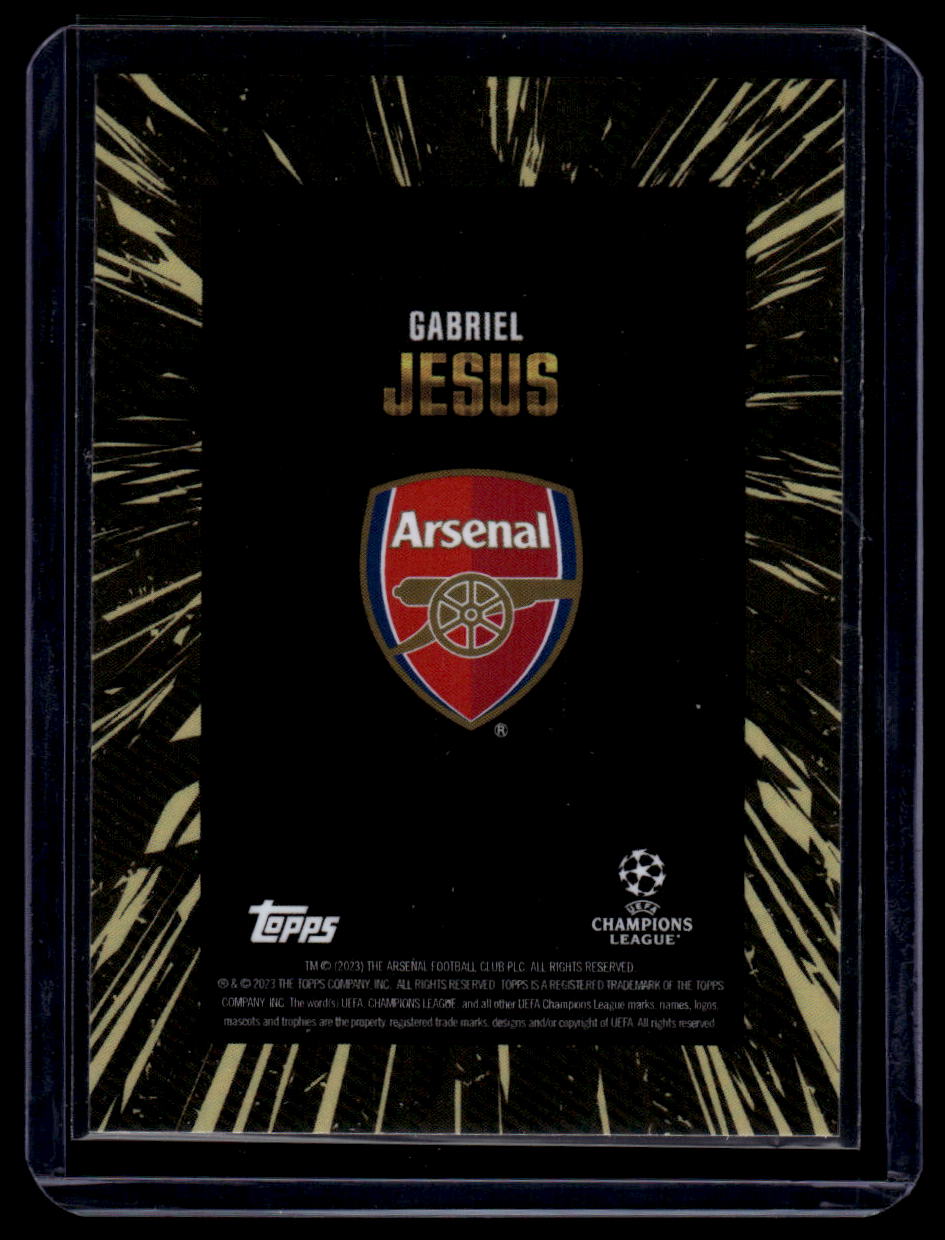 2023-24 Topps Gold UEFA Club Competitions #NNO Gabriel Jesus