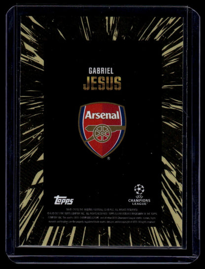 2023-24 Topps Gold UEFA Club Competitions #NNO Gabriel Jesus