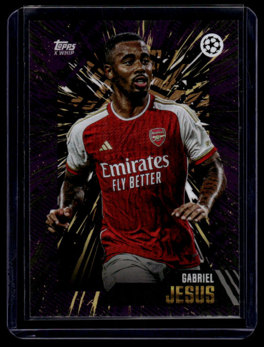 2023-24 Topps Gold UEFA Club Competitions #NNO Gabriel Jesus