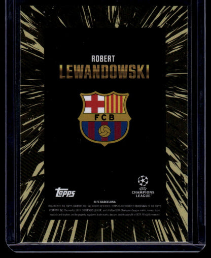 2023-24 Topps Gold UEFA Club Competitions #NNO Robert Lewandowski Elite