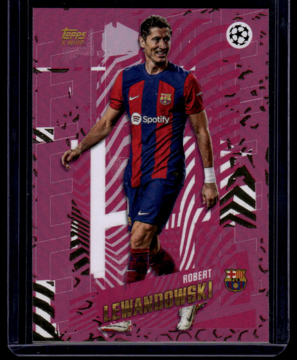 2023-24 Topps Gold UEFA Club Competitions #NNO Robert Lewandowski Elite