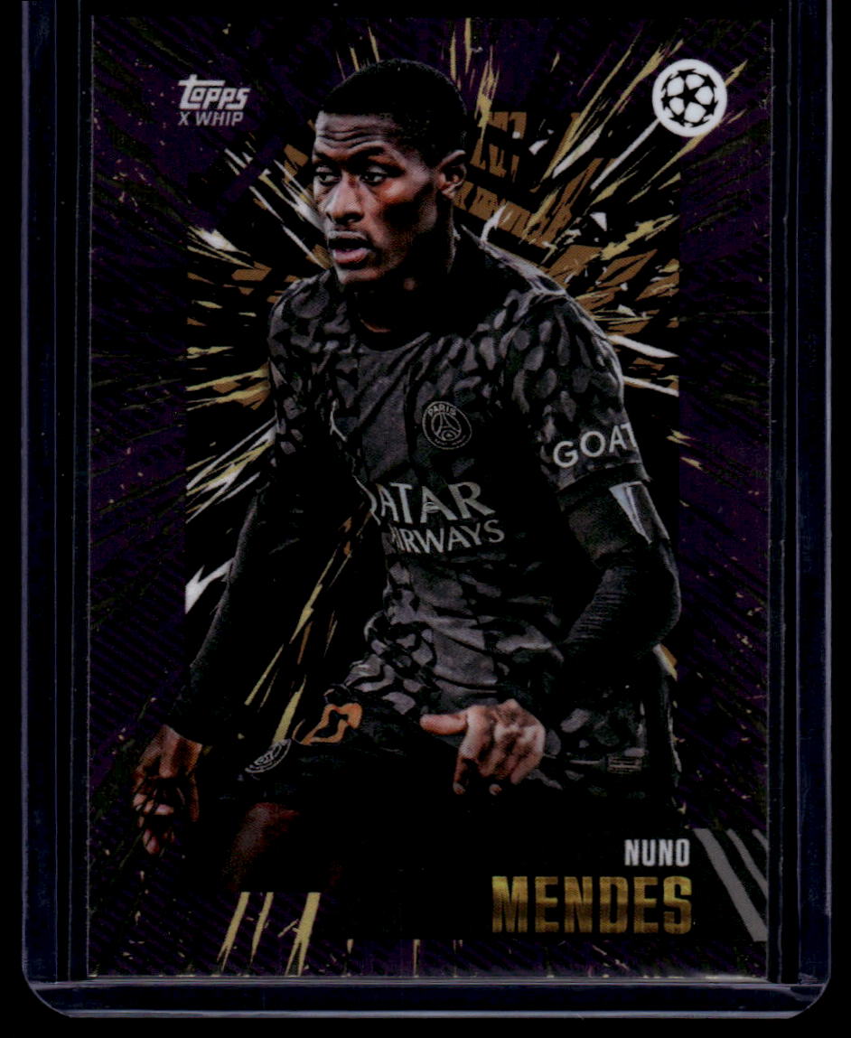 2023-24 Topps Gold UEFA Club Competitions Nuno Mendes