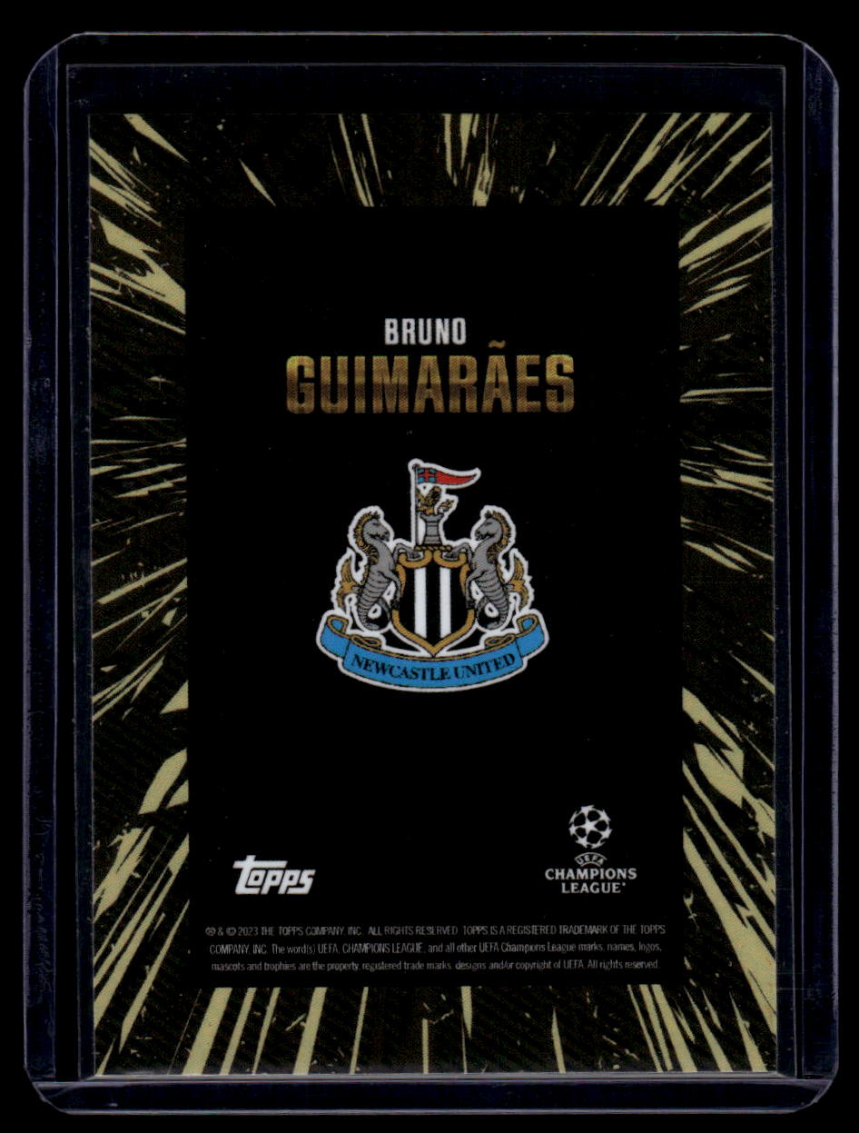 2023-24 Topps Gold UEFA Club Competitions Bruno Guimaraes