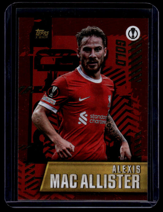 2023-24 Topps Gold UEFA Club Competitions Alexis Mac Allister Gold