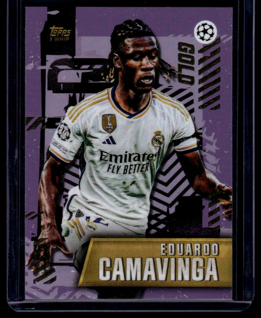 2023-24 Topps Gold UEFA Club Competitions Eduardo Camavinga Gold