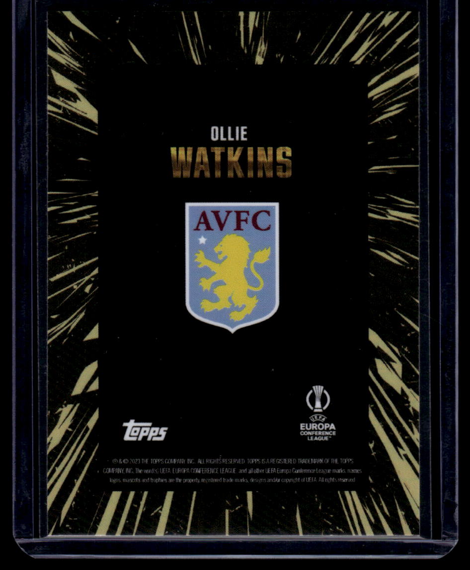 2023-24 Topps Gold UEFA Club Competitions Ollie Watkins