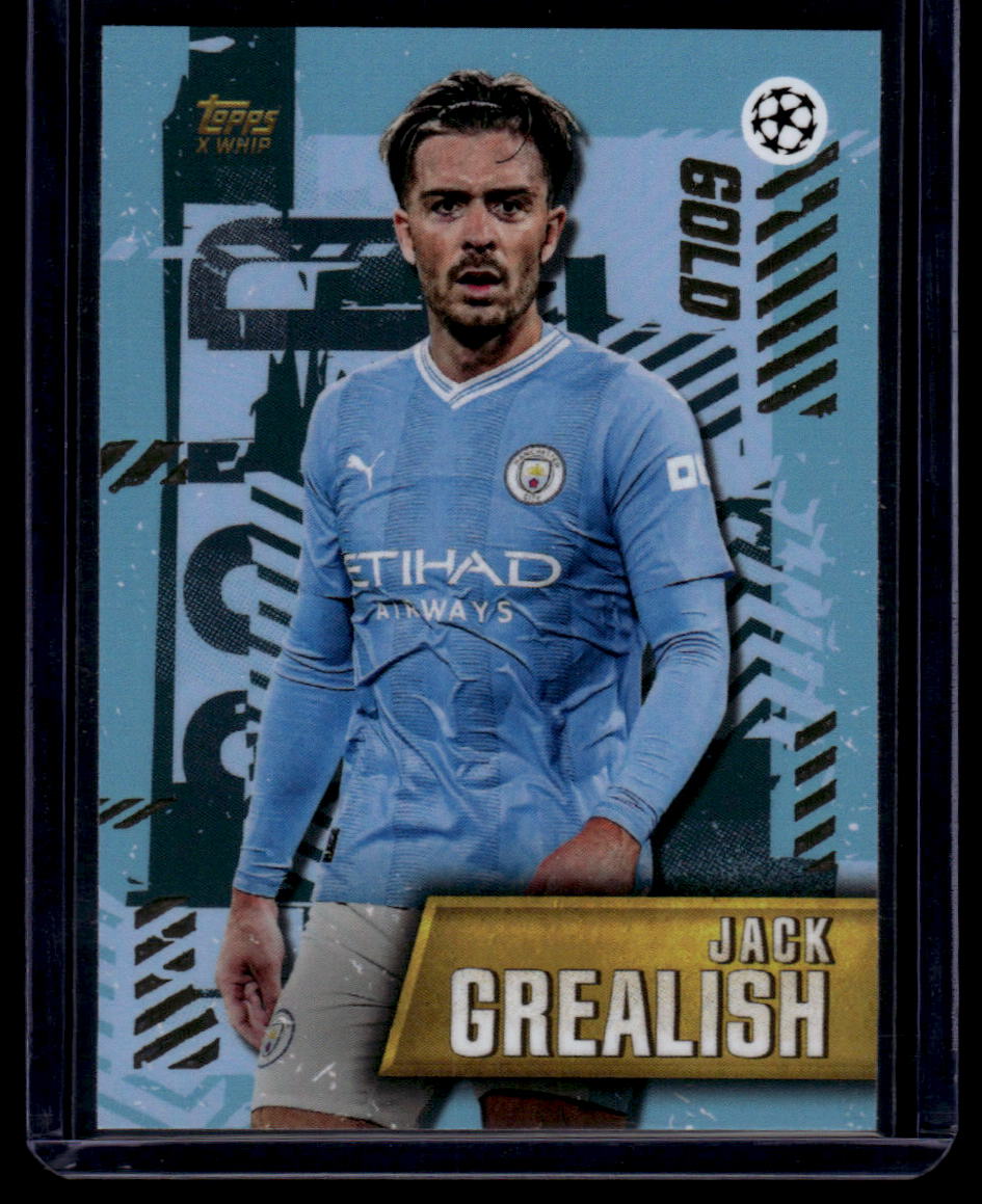 2023-24 Topps Gold UEFA Club Competitions Jack Grealish Gold