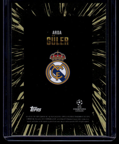 2023-24 Topps Gold UEFA Club Competitions Arda Guler