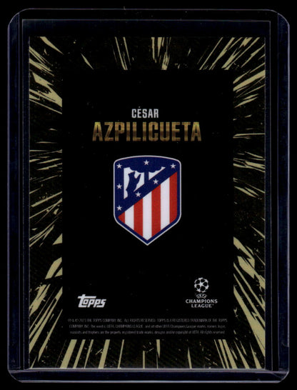 2023-24 Topps Gold UEFA Club Competitions Cesar Azpilicueta