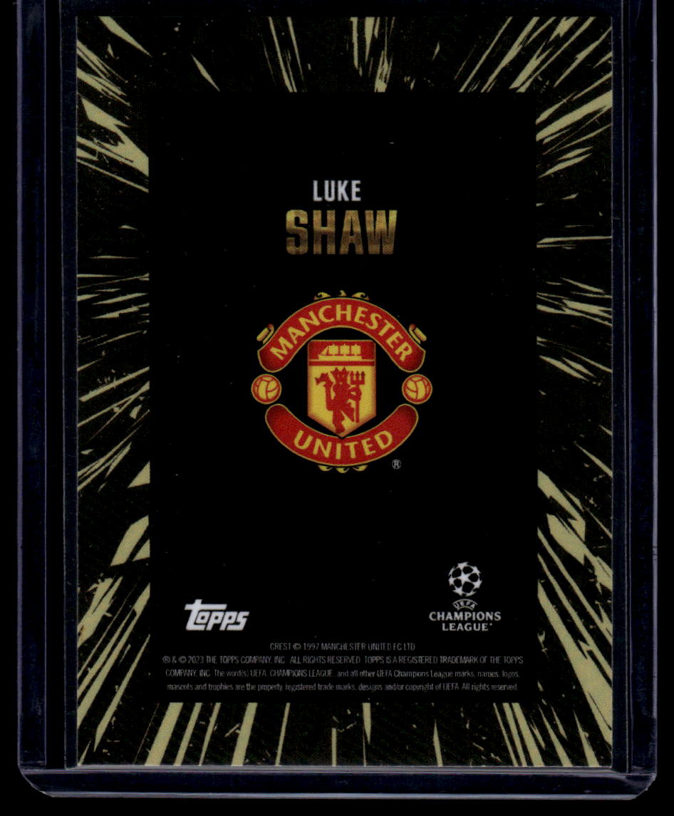 2023-24 Topps Gold UEFA Club Competitions Luke Shaw