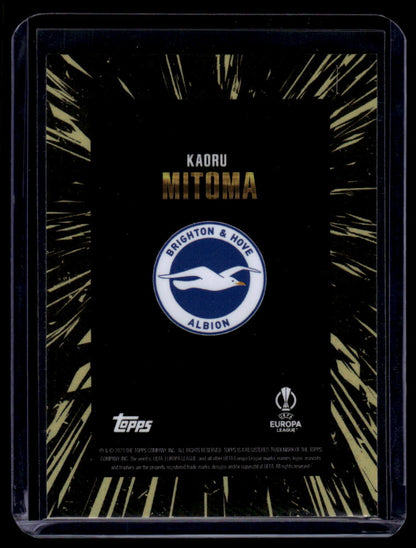 2023-24 Topps Gold UEFA Club Competitions Kaoru Mitoma