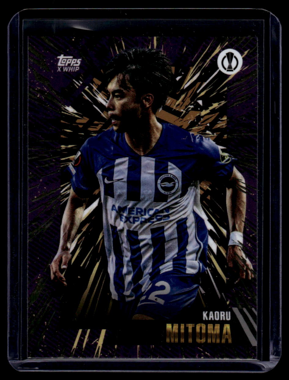 2023-24 Topps Gold UEFA Club Competitions Kaoru Mitoma