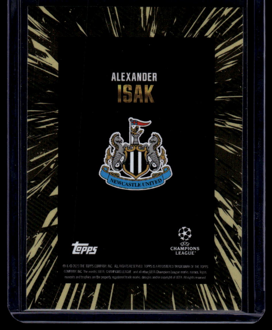 2023-24 Topps Gold UEFA Club Competitions Alexander Isak Gold