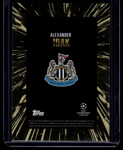 2023-24 Topps Gold UEFA Club Competitions Alexander Isak Gold