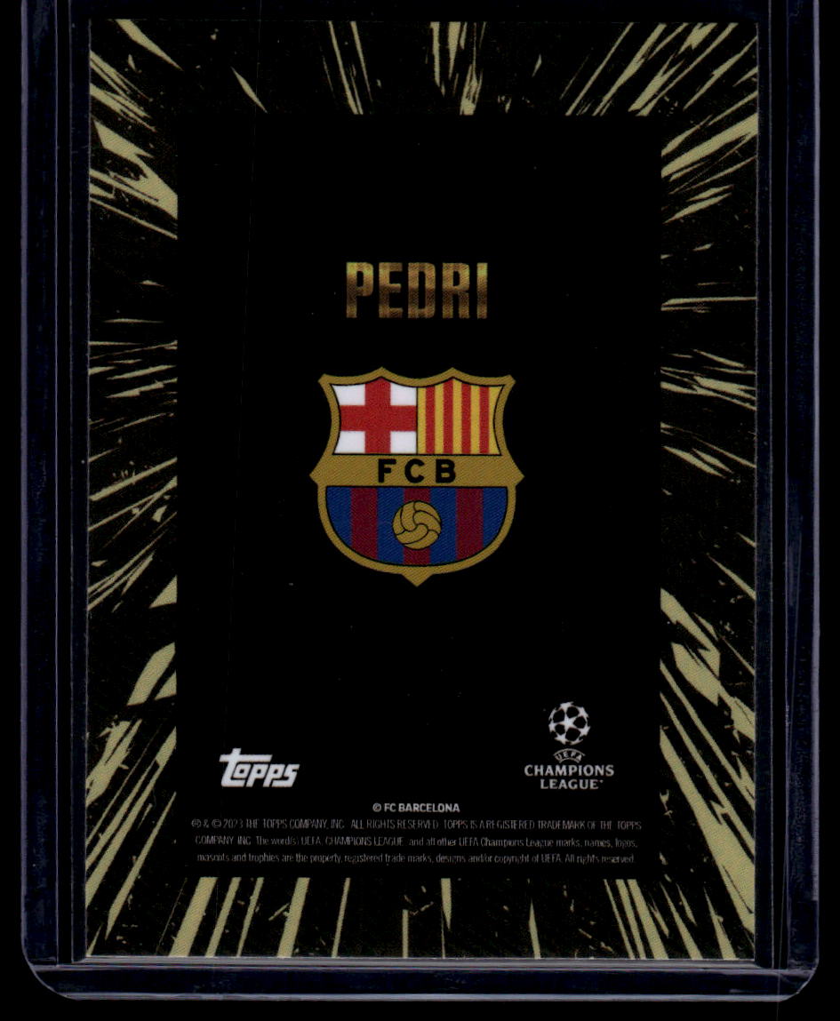 2023-24 Topps Gold UEFA Club Competitions Pedri Elite