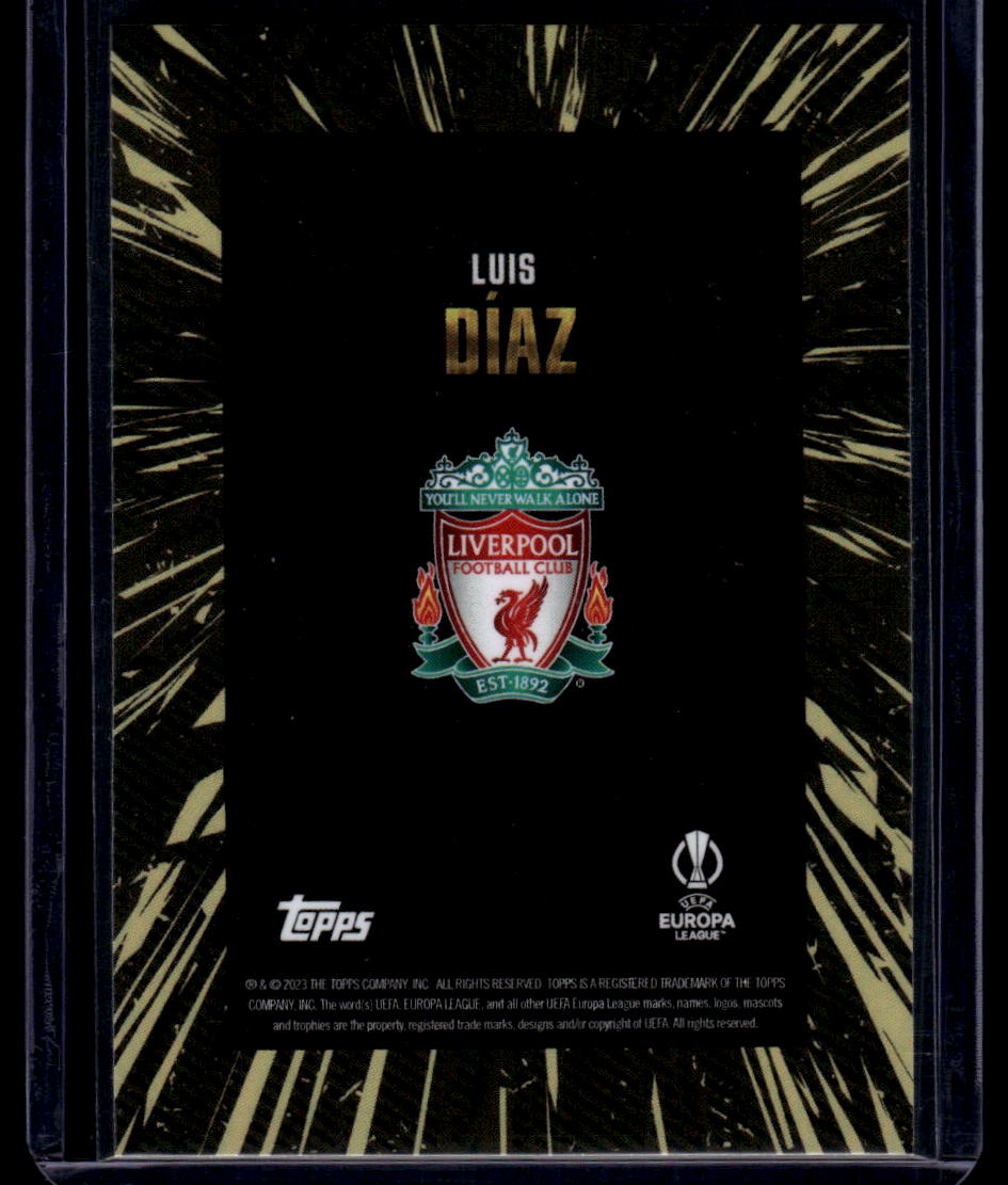 2023-24 Topps Gold UEFA Club Competitions Luis Diaz