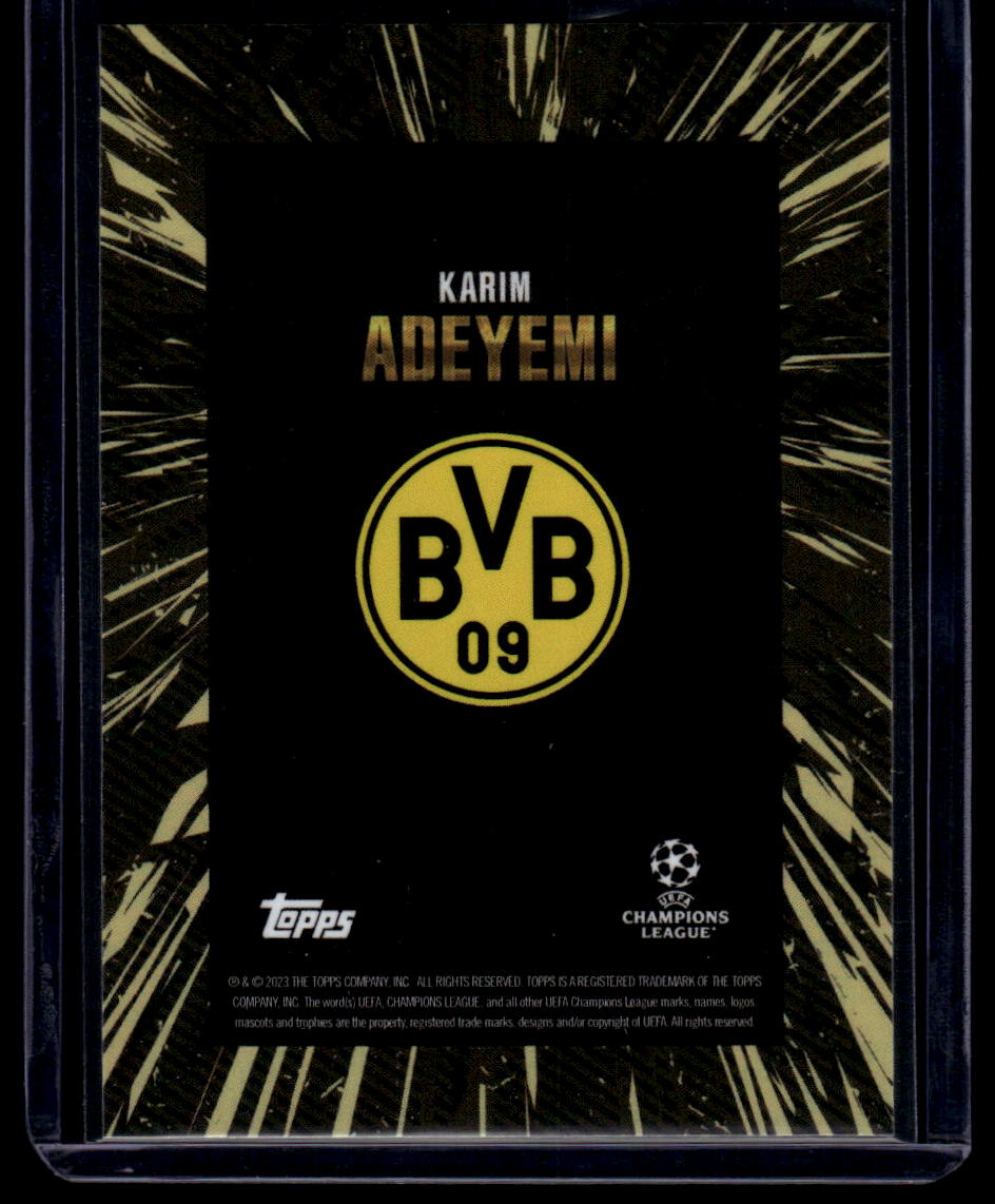 2023-24 Topps Gold UEFA Club Competitions Karim Adeyemi