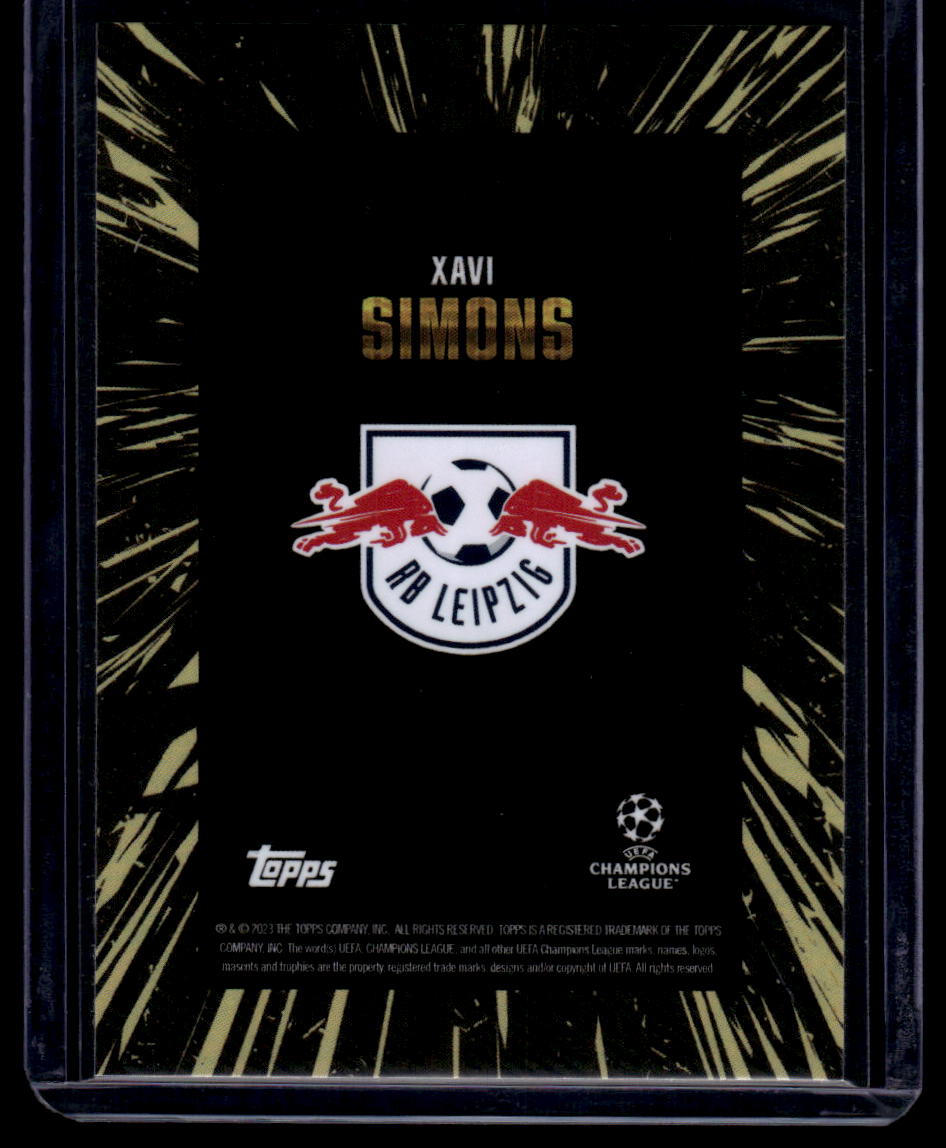 2023-24 Topps Gold UEFA Club Competitions Xavi Simons