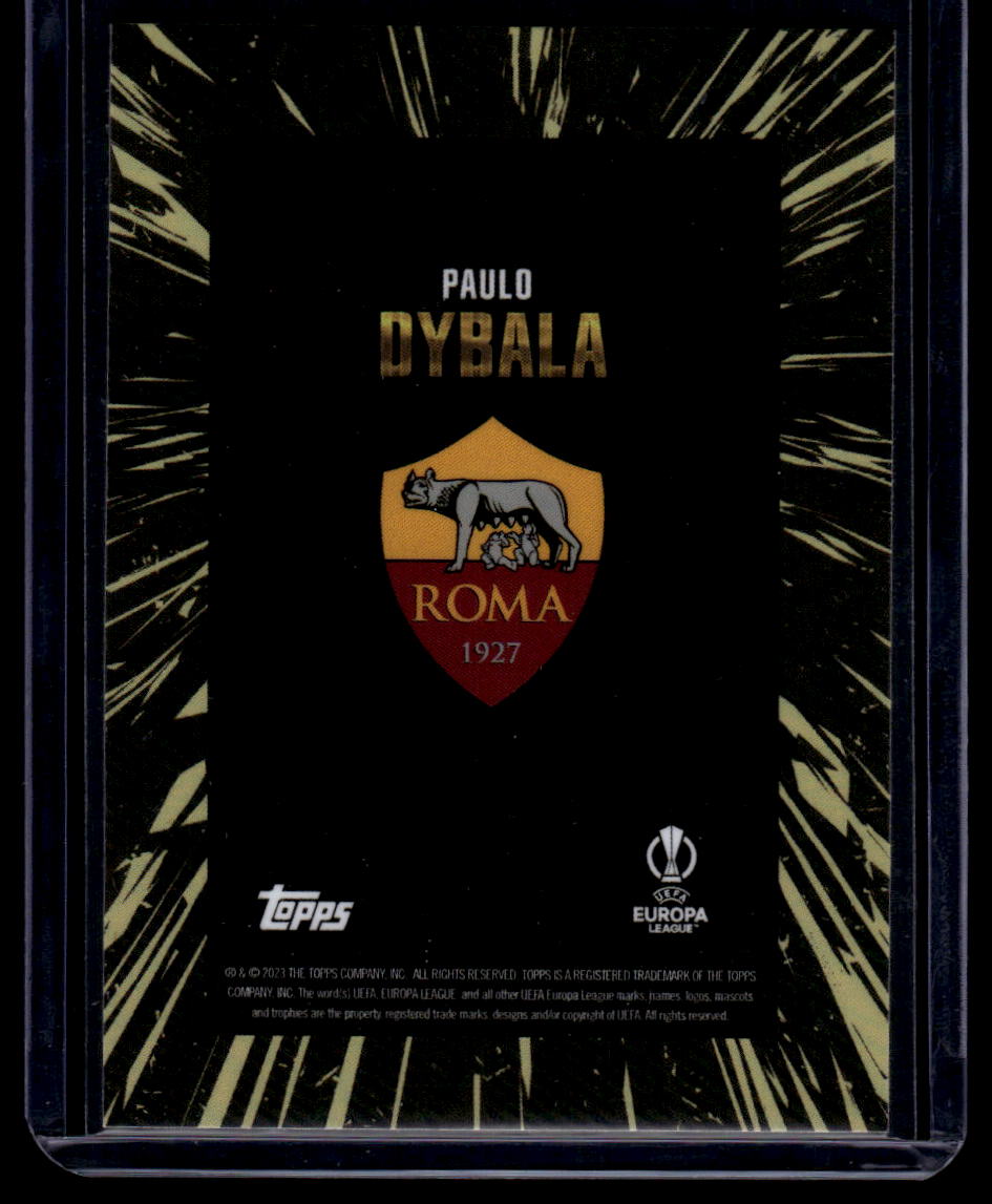 2023-24 Topps Gold UEFA Club Competitions Paulo Dybala Gold