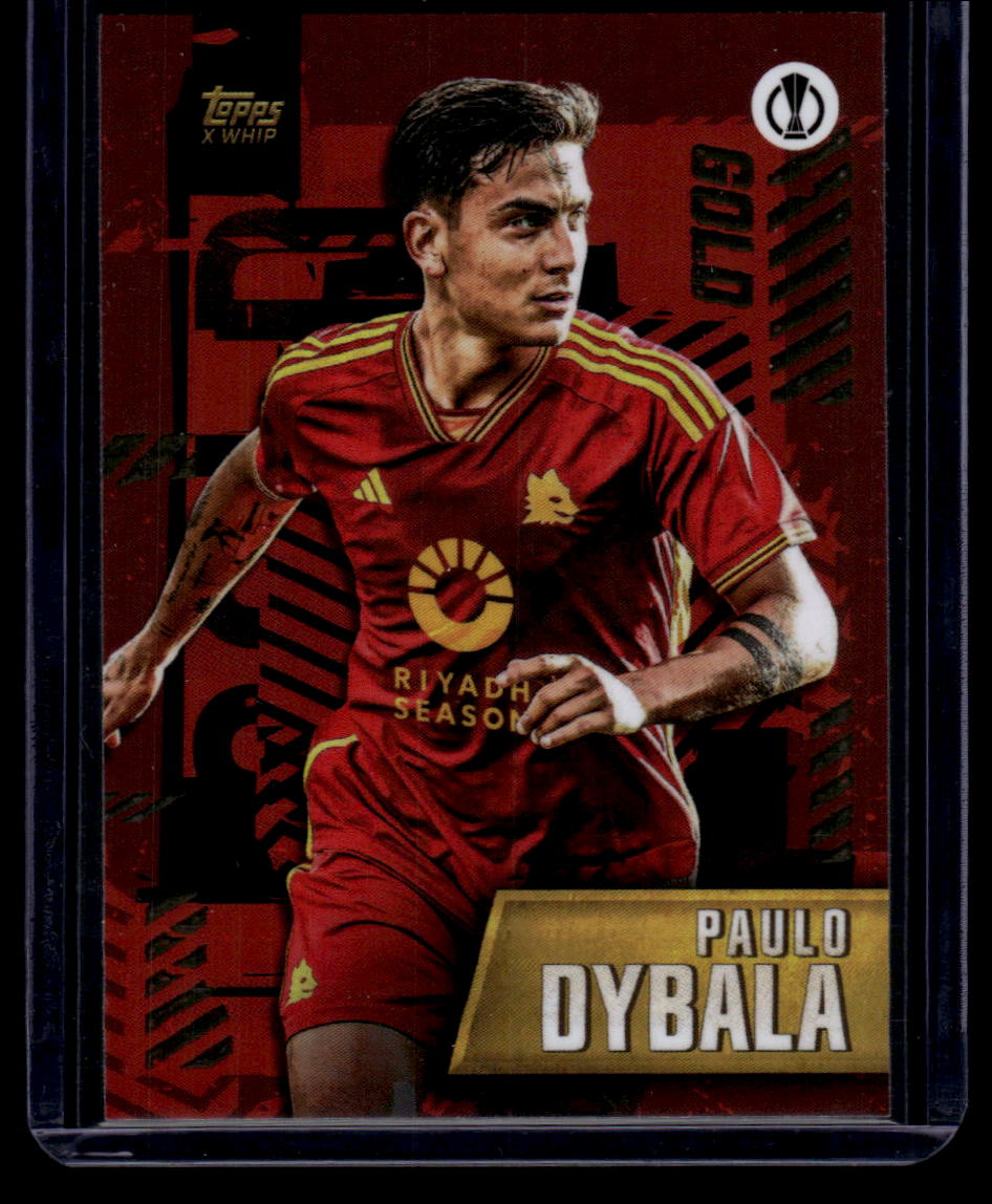 2023-24 Topps Gold UEFA Club Competitions Paulo Dybala Gold