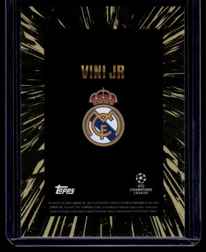 2023-24 Topps Gold UEFA Club Competitions Vini Jr Elite