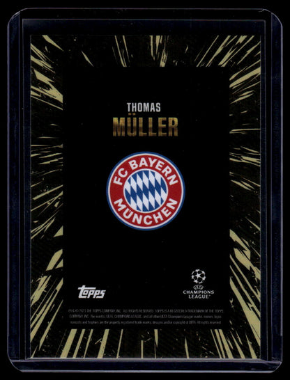 2023-24 Topps Gold UEFA Club Competitions Thomas Muller