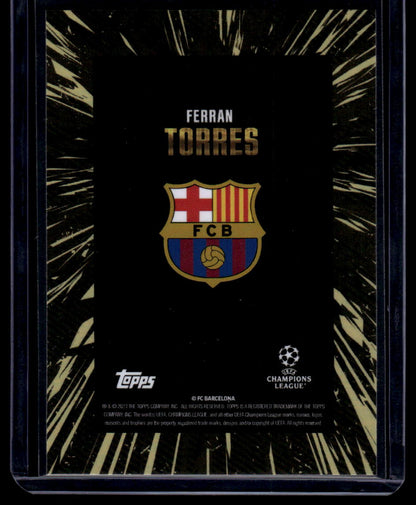 2023-24 Topps Gold UEFA Club Competitions Ferran Torres