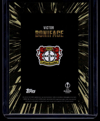 2023-24 Topps Gold UEFA Club Competitions Victor Boniface