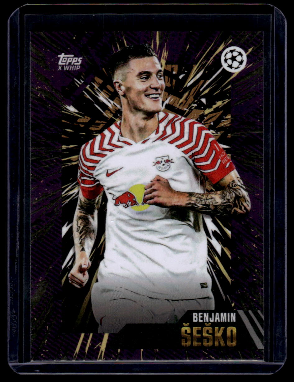 2023-24 Topps Gold UEFA Club Competitions Benjamin Sesko