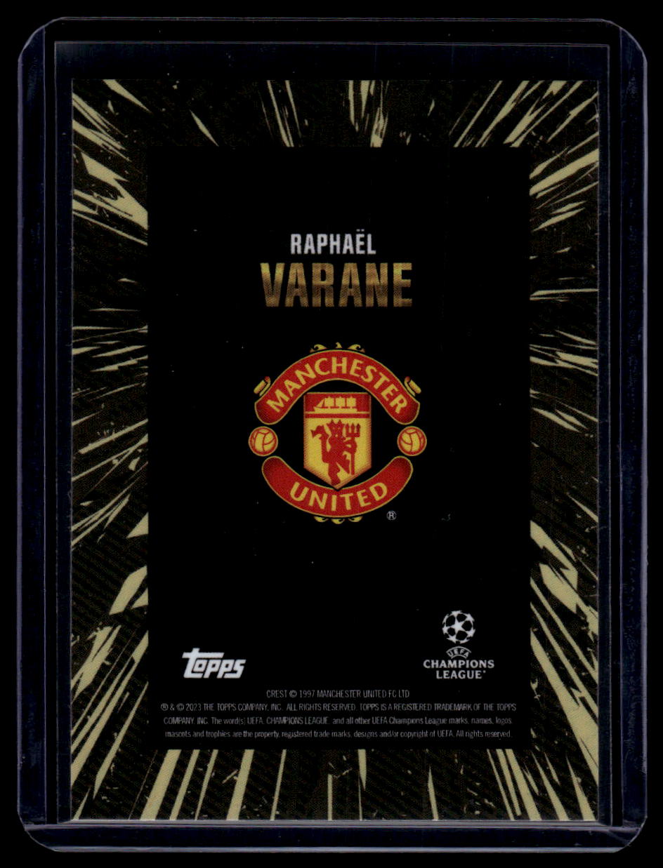 2023-24 Topps Gold UEFA Club Competitions Raphael Varane