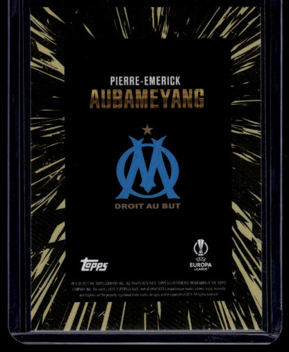 2023-24 Topps Gold UEFA Club Competitions Pierre-Emerick Aubameyang