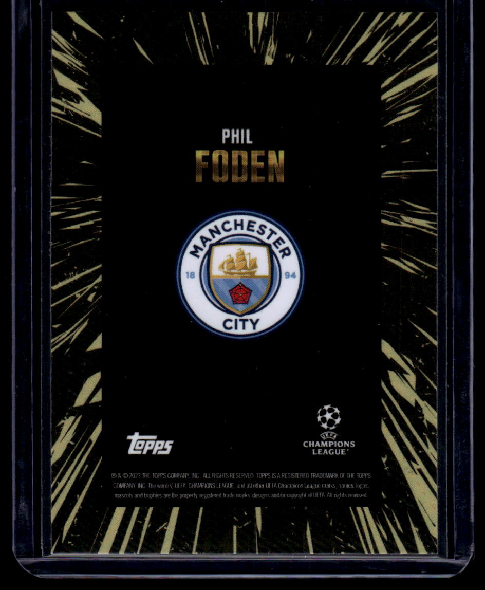 2023-24 Topps Gold UEFA Club Competitions Phil Foden Gold