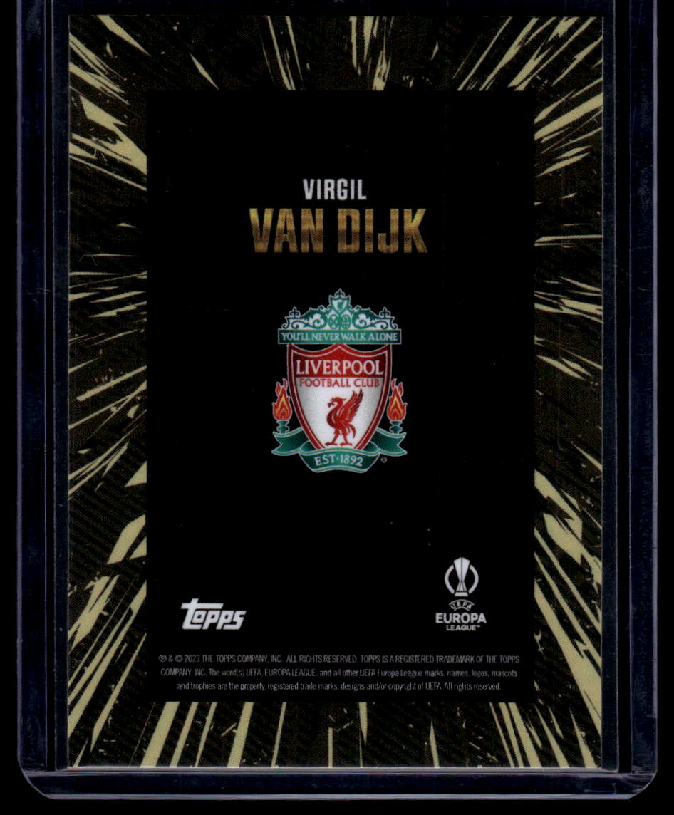 2023-24 Topps Gold UEFA Club Competitions Virgil van Dijk