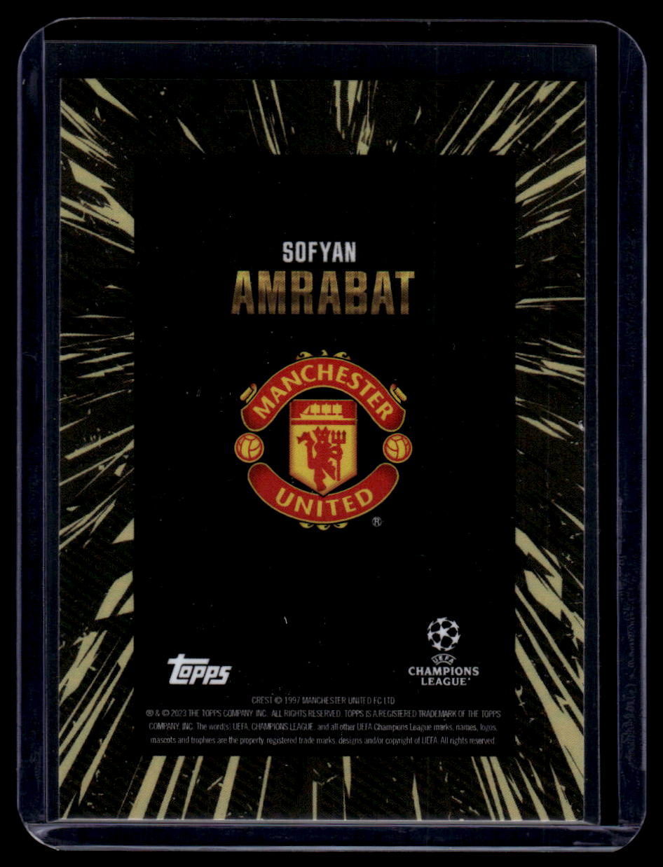 2023-24 Topps Gold UEFA Club Competitions Sofyan Amrabat